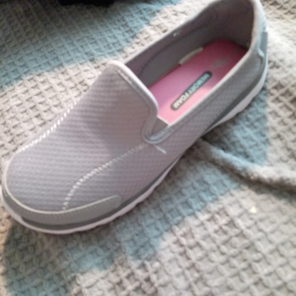 Women's Gray Slip-On Shoes